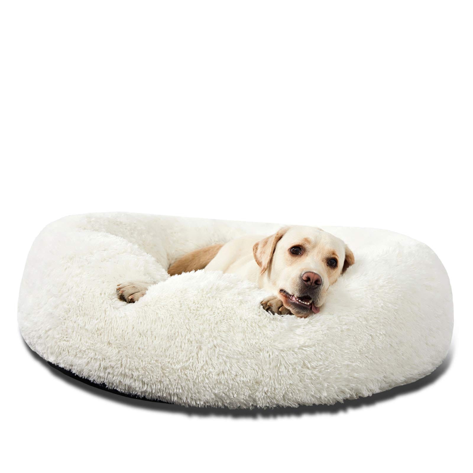 HACHIKITTY Dog Beds Calming Donut Cuddler